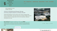 Desktop Screenshot of massagetherapylakemary.com
